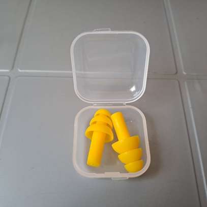 Earplug With Case Sound Protection Plastic Box Silicone image 1