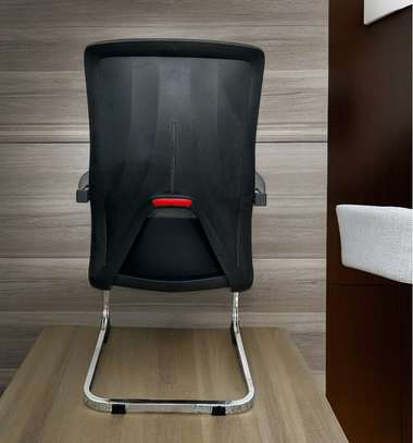 Office Chair: Office Visitor Mesh Non-Swivel Chair image 5