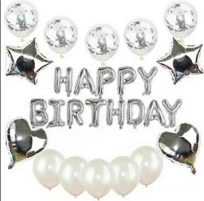 Happy birthday foil balloon image 3