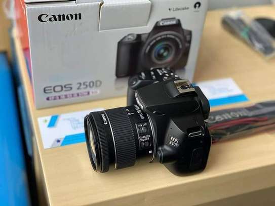 CANON EOS 250D DSLR Camera with EF-S 18-55 mm f/3.5-5.6 III & EF 50 mm f/1.8 STM Lens Wi-Fi Bluetooth 4K Movies image 1