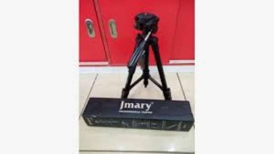 Jmary KP-2234 3-Way Pan Head Aluminium Section Legs Professional Tripod for DSLR Cameras image 1