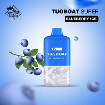 TUGBOAT SUPER 12000 Puffs Disposable Vape - Blueberry Ice image 1