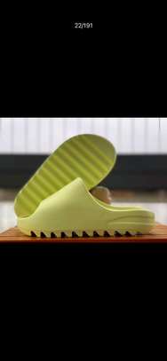 designer adidas Yeezy slides image 1