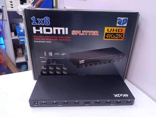 HDMI 1x8 4K Ultra HD Switch Splitter(Black) image 2