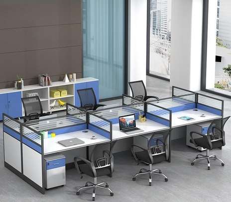 Office Desk; 6-User Office Workstation image 1