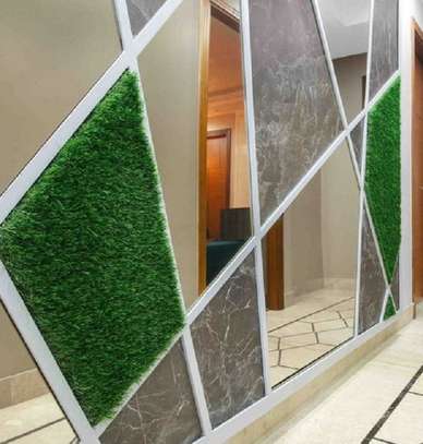 artificial grass carpet fitted on foyers image 2
