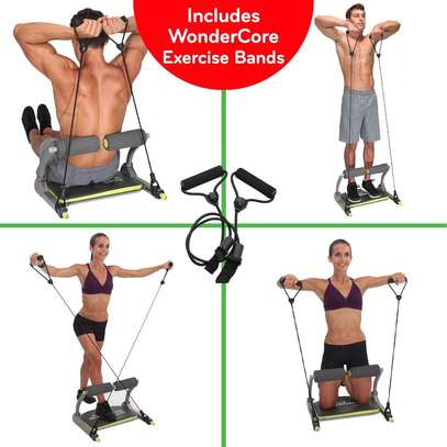 Unisex's Wonder Core Smart Home Exercise Machine for Core, Abs, Legs and Arms, Black, One Size image 1