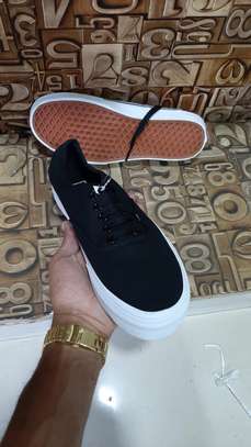 Black Authentic Vans Shoes - Double Soled Vans image 1