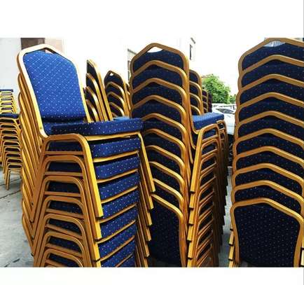 Metal Banquet Dining Chairs – Stackable Seating image 4