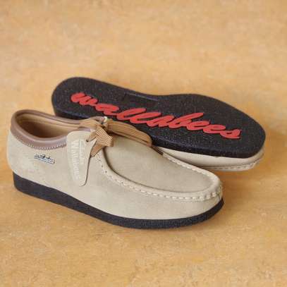 Clarks wallabees cream hotsell