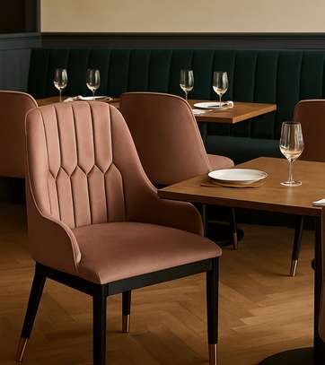 Dining Chair: Luxury Upholstered Home Office Dining Chair image 4