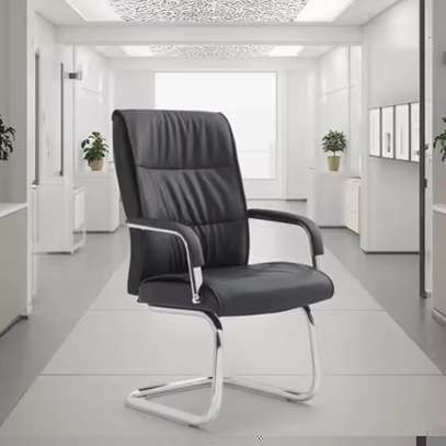 Leather Office Guest Chair image 1