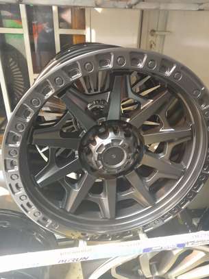 Toyota Hilux 17 Inch Alloy Rims Offset Brand New Black image 2