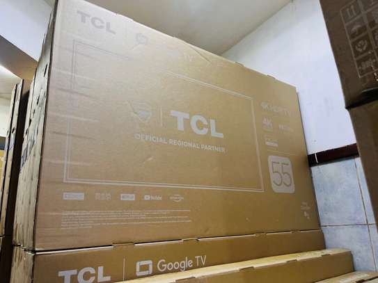 TCL 55 INCH SMART 4k GOOGLE TV image 1