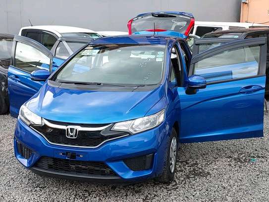 Honda fit non hybrid blue color 2016 model image 1