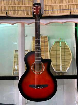 Acoustic guitar 38 inch Medium size for beginners image 2