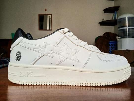 White Bape classic sneakers image 2