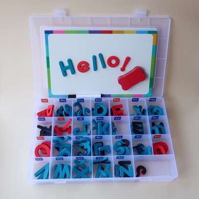 Magnetic Alphabet Letters Colorful Kids Educational image 1