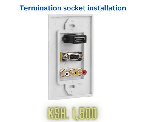 Termination socket installation image 1