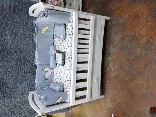 2 drawer baby cot image 3