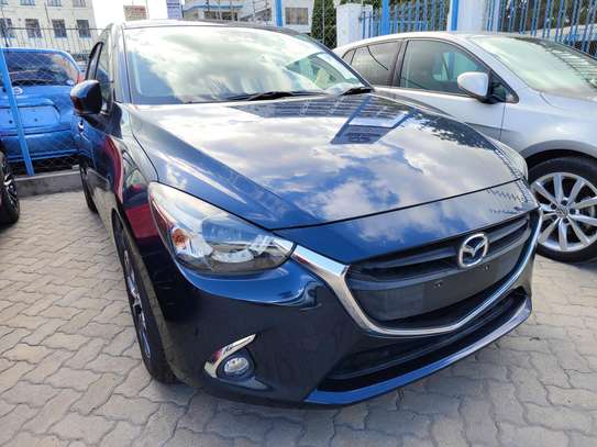 Mazda Demio petrol dark Blue 2017 image 7