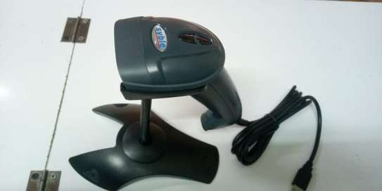 1d Wireless Bar Code Scanner With Stand image 1