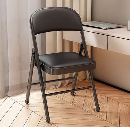 Modern Folding Office Seat – Compact & Portable Design image 1