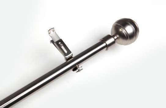 STRONG ADJUSTABLE QUALITY CURTAIN RODS image 1