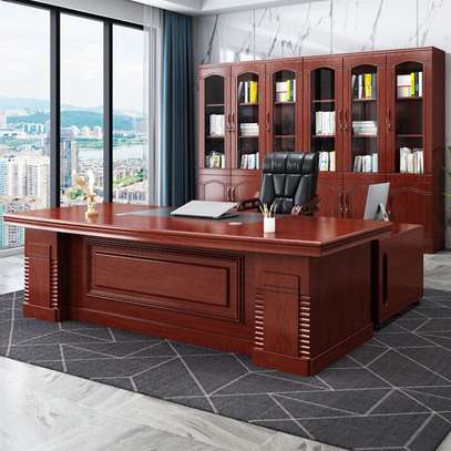 Office Desks: Brown 2 Meters Office Desk image 8