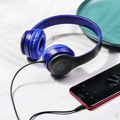 Borofone Corded Headphones with Inbuilt microphone image 2