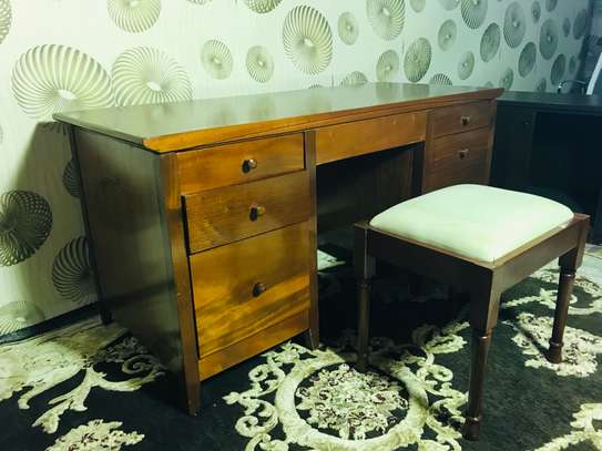Drexel Dresser with stool image 3