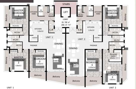 3 Bed Apartment with En Suite at Nyali Road image 7