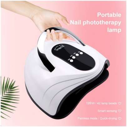 120W UV LED Nail Lamp Gel Nail Dryer,With 4 Timer Setting Portable Nail Curing Light For Gels Polishes image 6
