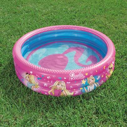 Bestway Barbie Children's 3-Ring Paddling Pool image 1