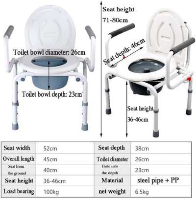 BUY RAISED TOILET SEAT SHOWER COMMODE SALE PRICE KENYA image 6