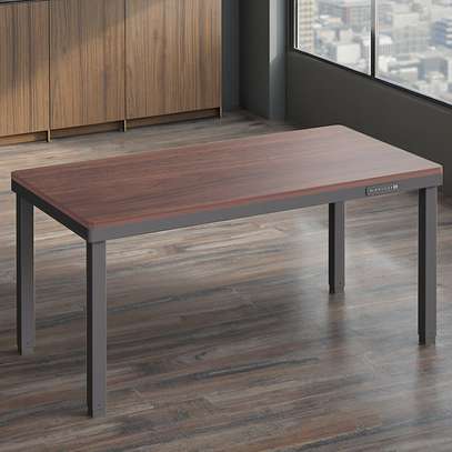 Computer table: 120cm x 60cm rectangular computer table image 1