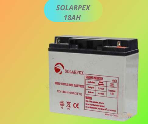 Solarpex 18AH SOLAR GEL  BATTERY image 1