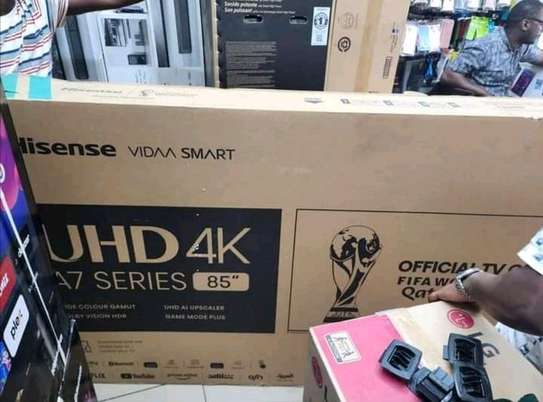 85 Hisense A7 Smart UHD 4K Frameless +Free TV Guard image 1