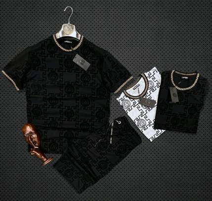 Versace Lacoste Shirt Short Suit* image 1