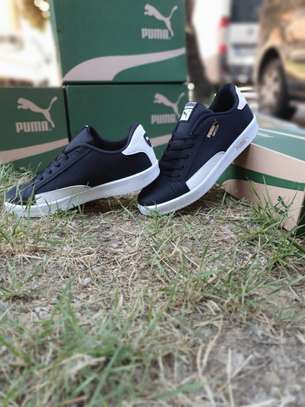 Black-White Puma Match Low Basic Sports Sneaker Shoes Unisex image 1
