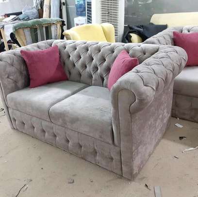 2 seater sofa design /buttoned sofa Ideas image 1