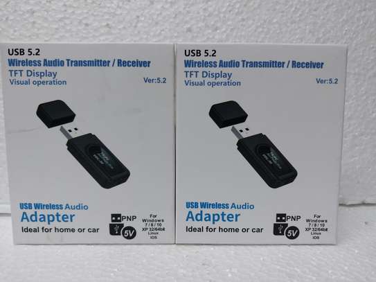 USB Bluetooth 5.2 Receiver Transmitter Wireless Audio Adapte image 2
