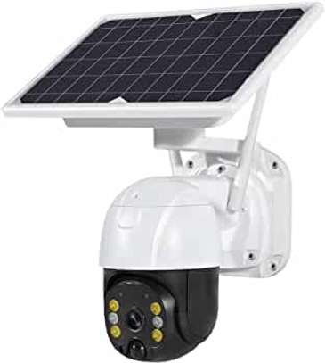 4G Solar PTZ Security Camera image 1