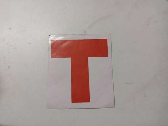 T Label Vehicle Sticker image 1