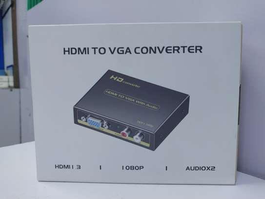 High Performance HDMI to VGA HD Video Converter Adapter with image 3