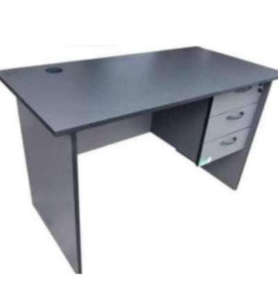 1*2m wooden polished office desks image 2