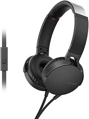 Sony MDR-XB550AP Wired Extra Bass On-Ear Headphones with Tangle Free Cable, 3.5mm Jack, Headset with Mic for Phone Calls image 1