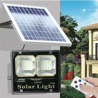 100W Watts TOP Quality Outdoor Security Solar Led Floodlight image 1