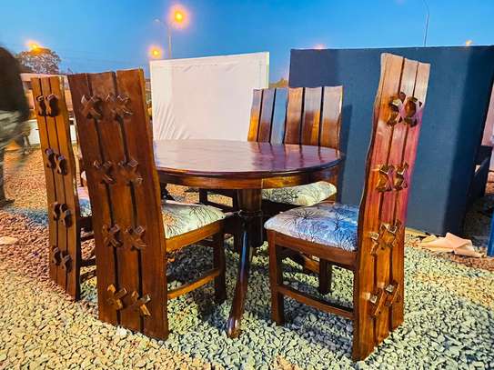 Ready 6 seater wooden dining image 1
