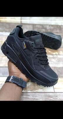 Black Air Max Sneakers image 2